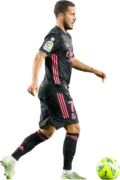 Eden Hazard football render