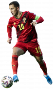 Eden Hazard football render