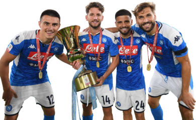 Eljif Elmas, Dries Mertens, Lorenzo Insigne & Fernando Llorente