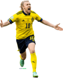 Emil Forsberg football render