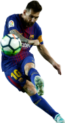 Lionel Messi football render