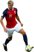 Erling Braut Håland football render