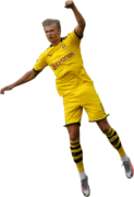 Erling Braut Håland football render