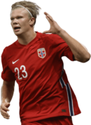 Erling Braut Håland football render