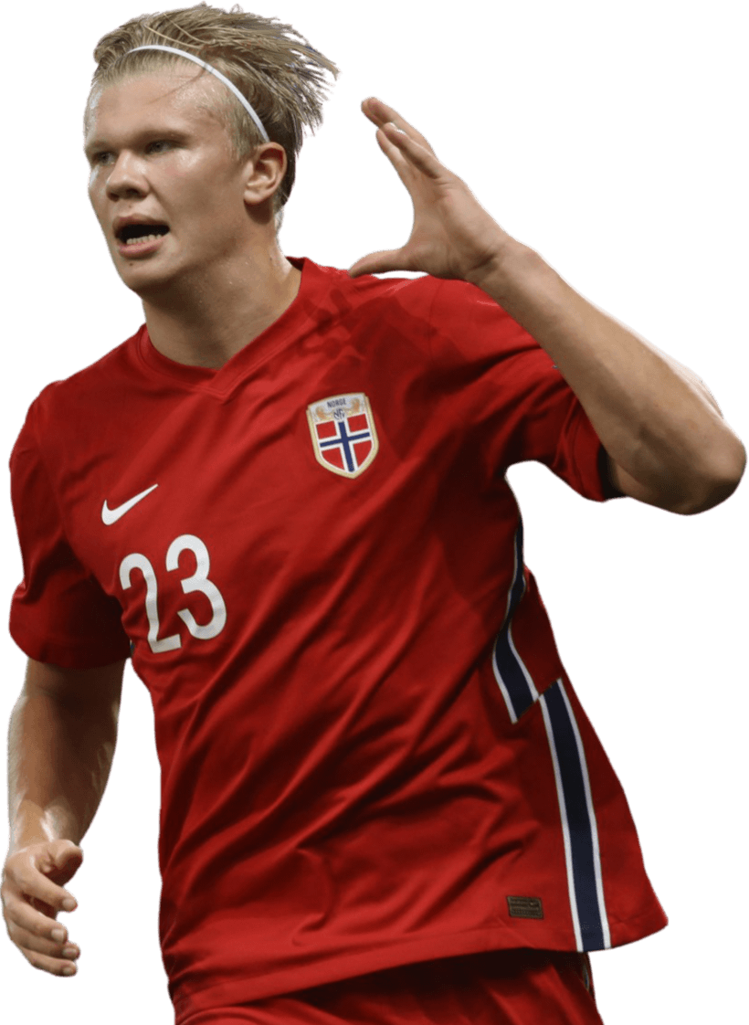 Erling Braut Håland football render - 71227 - FootyRenders