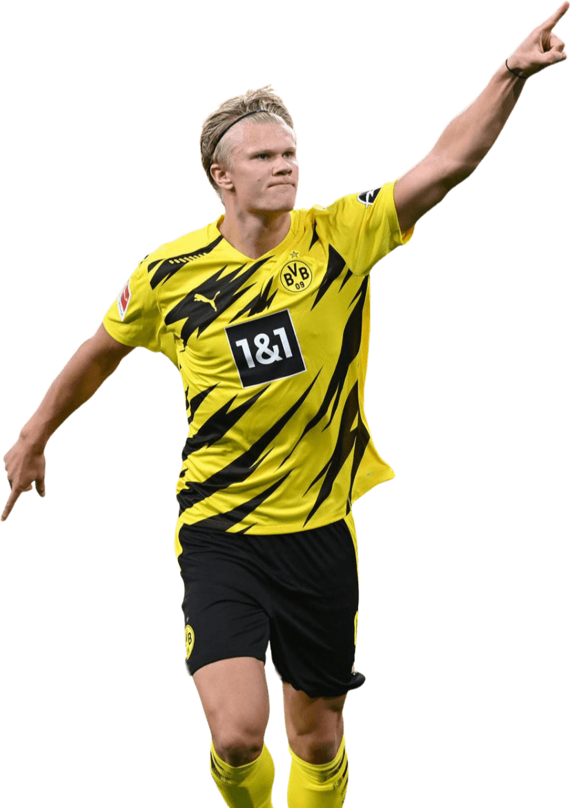 Erling Braut Håland football render - 71900 - FootyRenders