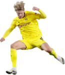 Erling Braut Håland football render