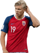 Erling Braut Håland football render