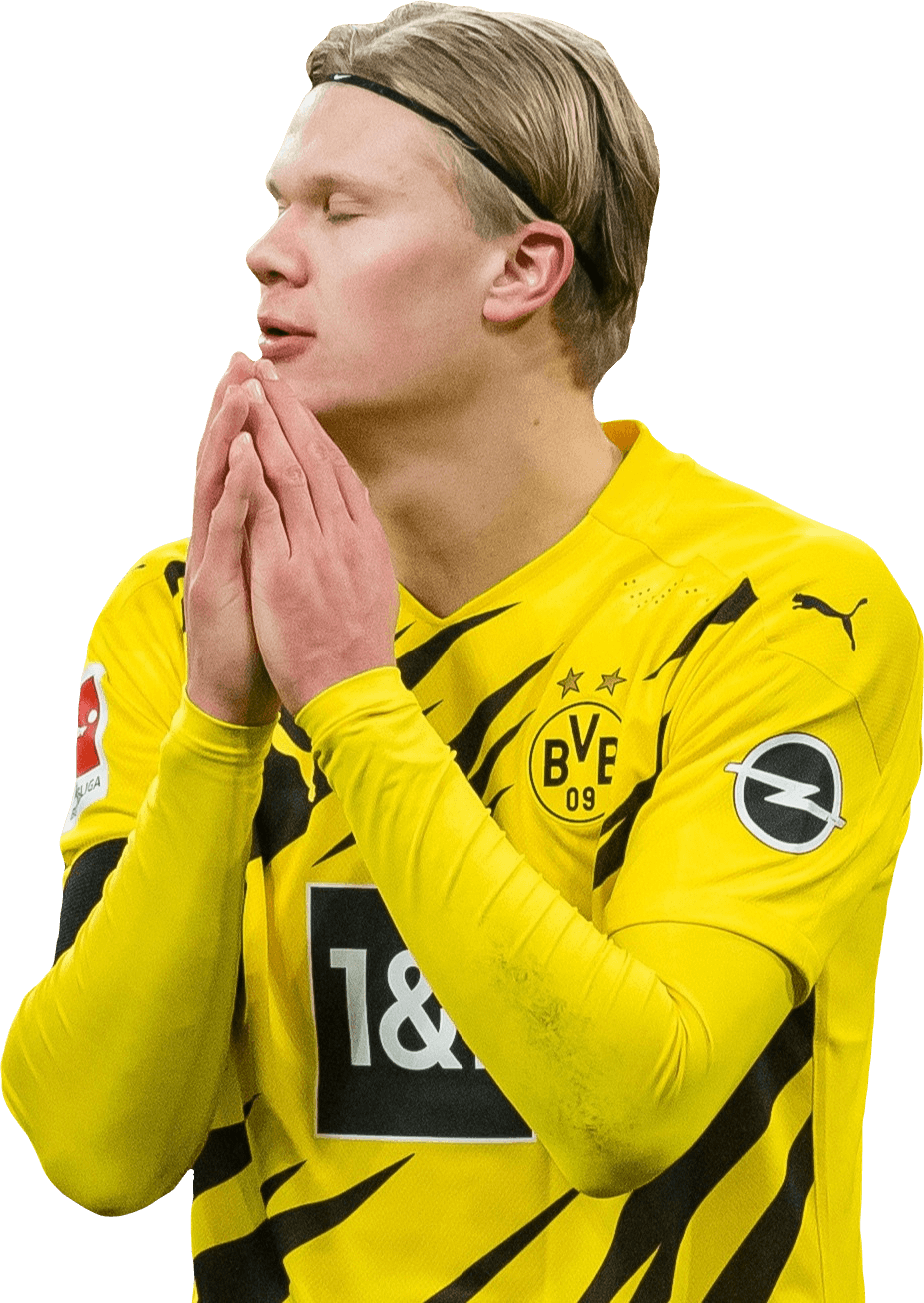 Erling Braut Håland football render - 77165 - FootyRenders