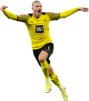 Erling Braut Håland football render