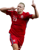 Erling Braut Håland football render