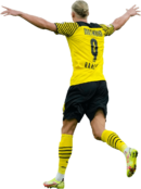 Erling Braut Håland football render