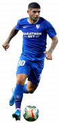 Ever Banega football render