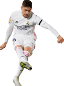 Federico Valverde football render