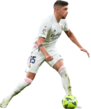 Federico Valverde football render