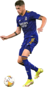 Federico Valverde football render