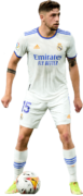 Federico Valverde football render