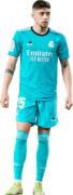 Federico Valverde football render