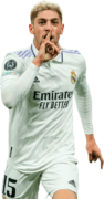 Federico Valverde football render