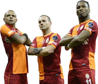 Felipe Melo, Wesley Sneijder & Didier Drogba