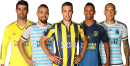 Volkan Demirel, Caner Erkin, Robin Van Persie, Luis Nani & Jose Fernandao football render