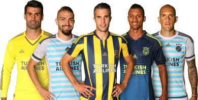 Volkan Demirel, Caner Erkin, Robin Van Persie, Luis Nani & Jose Fernandao