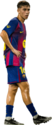 Fermín López football render