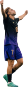 Fermín López football render
