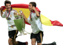 Fernando Morientes & Raul Gonzalez football render