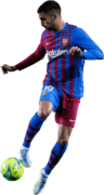 Ferran Torres football render