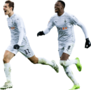 Florian Neuhaus & Denis Zakaria football render