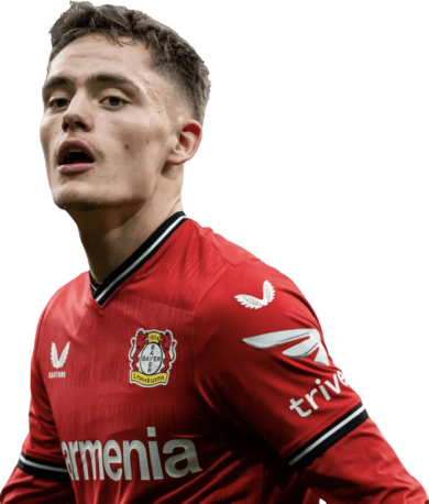 Florian Wirtz Bayer Leverkusen football render - FootyRenders