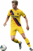 Frenkie de Jong football render