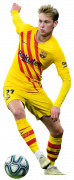 Frenkie de Jong football render