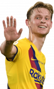 Frenkie de Jong football render