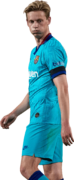 Frenkie de Jong football render