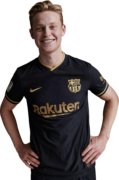 Frenkie de Jong football render