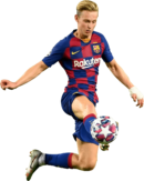 Frenkie de Jong football render