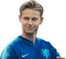 Frenkie de Jong football render