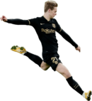 Frenkie de Jong football render