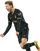 Frenkie de Jong football render