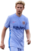 Frenkie de Jong football render