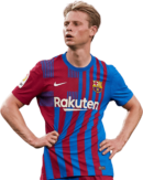 Frenkie de Jong football render