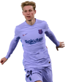 Frenkie de Jong football render