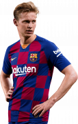 Frenkie de Jong football render