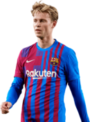 Frenkie de Jong football render