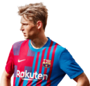 Frenkie De Jong football render