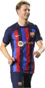 Frenkie de Jong football render