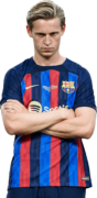 Frenkie de Jong football render