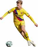 Frenkie de Jong football render